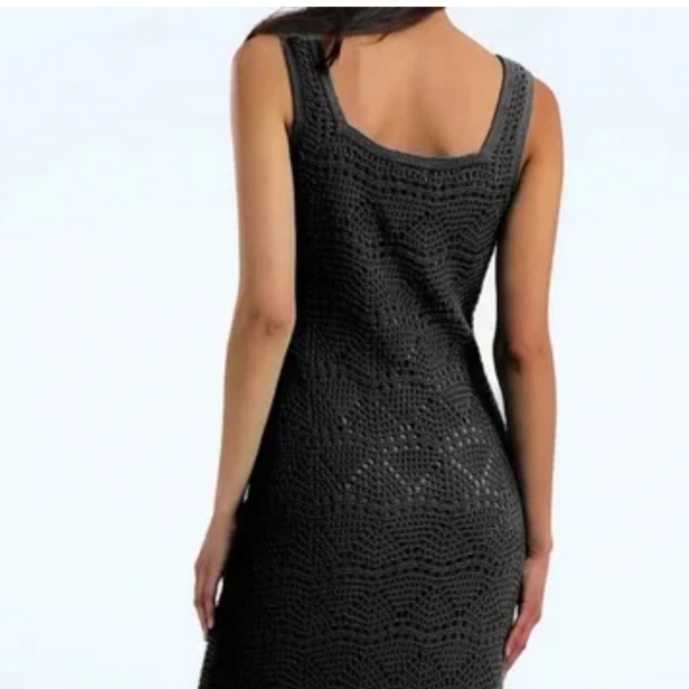 525 America Crochet Lined Dress NWT Medium - Picture 4 of 5